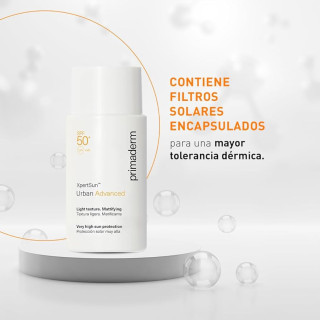 Primaderm XpertSun Urban Advanced Textura Ligera SPF50+ 50 ml - Protector solar piel mixta | STG Farma