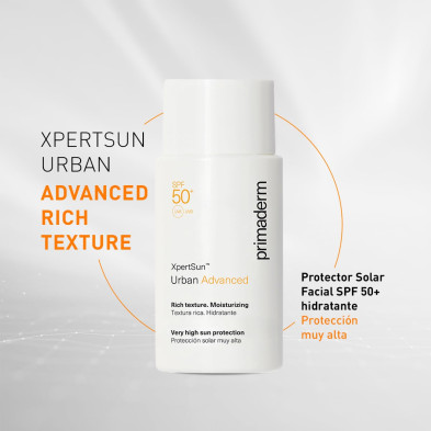 Primaderm XpertSun Urban Advanced Textura Rica SPF50+ 50 ml