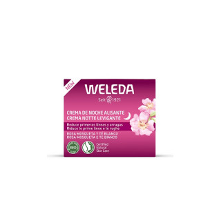Weleda Rosa Mosqueta Alisante Crema de Noche 30 ml - Cremas para primeras arrugas | STG Farma