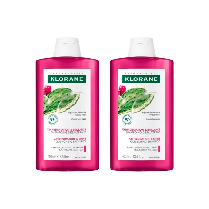 Klorane Higo de Babaria Champú Duplo 400 ml