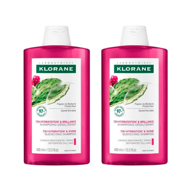 Klorane Higo de Babaria Champú Duplo 400 ml