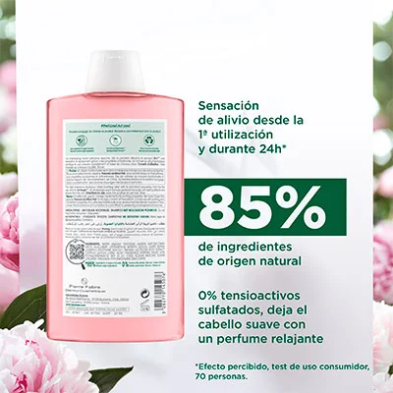 Klorane Champú Peonía 200 ml