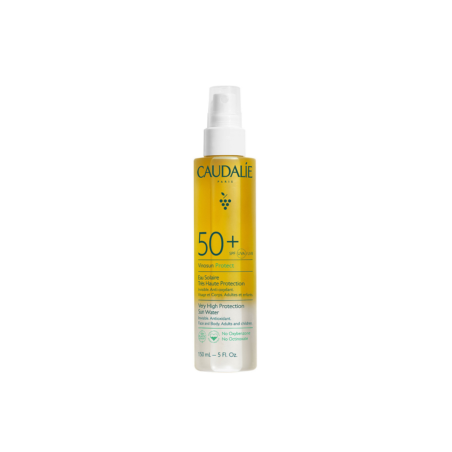 Caudalie VinoSun Agua Solar SPF50+ 150 ml - Protectores solares corporales | STG Farma