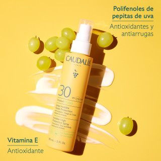 Caudalie VinoSun Spray Invisible SPF30 150 ml - Protectores solares corporales | STG Farma