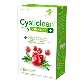 Cysticlean ProB 30 cápsulas - Arándano Rojo | STG Farma