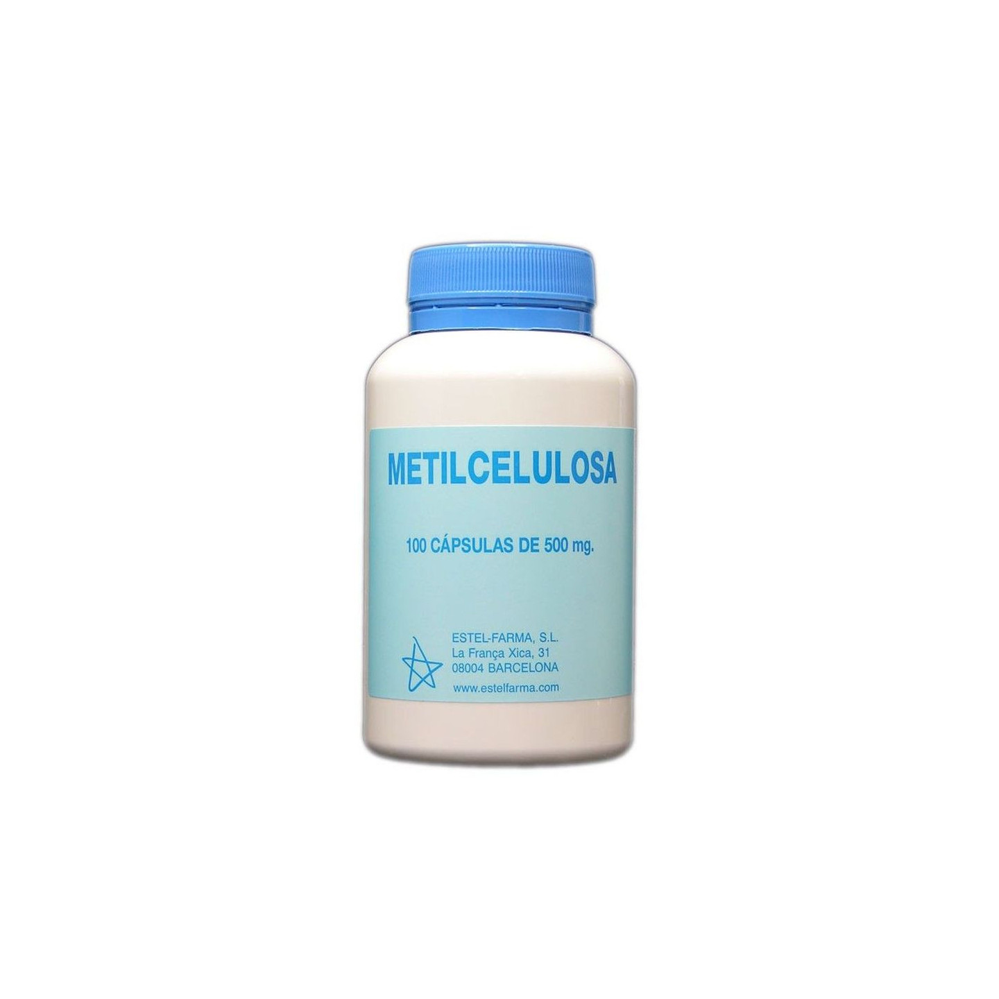 Metilcelulosa 500 mg 60 cápsulas