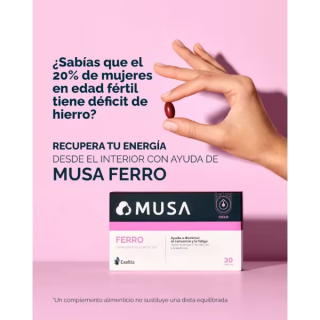 Musa Ferro 30 cápsulas - Hierro | STG Farma