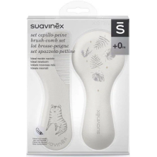 Suavinex Set Cepillo Peine Blanco