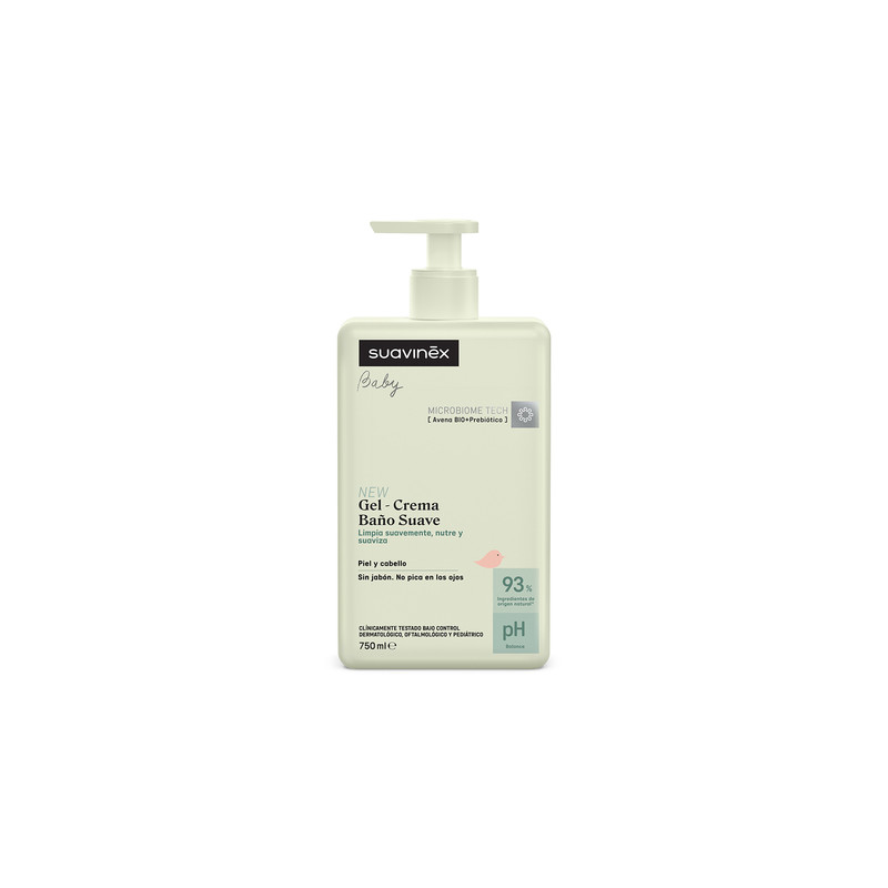 Suavinex Baby Gel Crema Baño Suave 750 ml