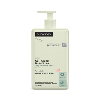 Suavinex Baby Gel Crema Baño Suave 750 ml