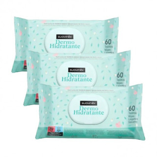 Suavinex Toallitas Dermo Hidratantes 3x60 toallitas