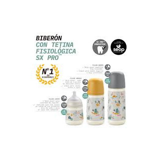 Suavinex Biberon Tetina Silicona Fisiologica Flujo L 360 ml - Biberones | STG Farma
