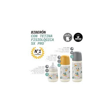 Suavinex Biberon Tetina Silicona Fisiologica Flujo L 360 ml