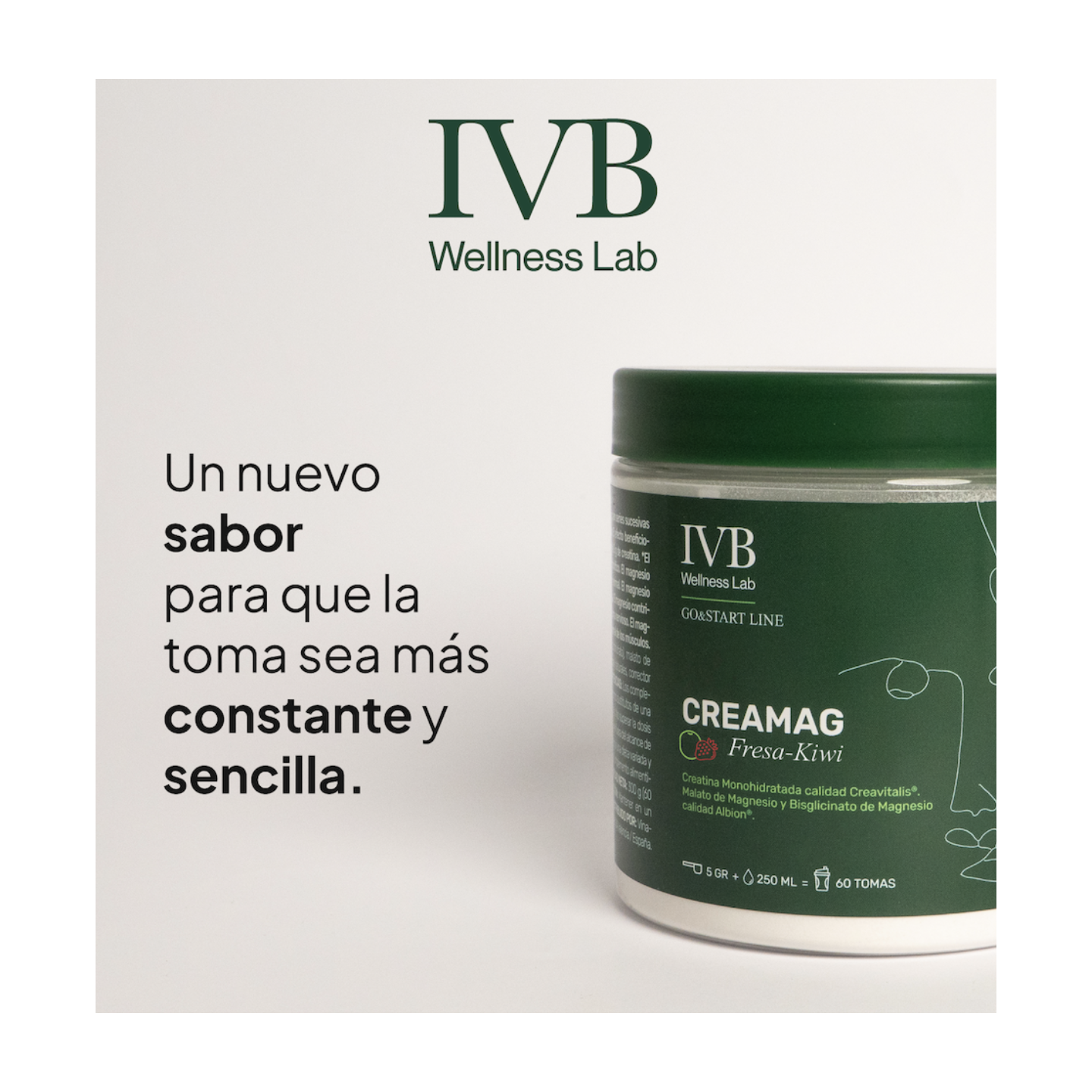 IVB Go Start Creamag Fresa Kiwi 300g