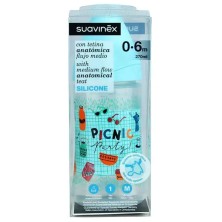 Suavinex Biberón Suavinex Tetina de Silicona T1 270 ml
