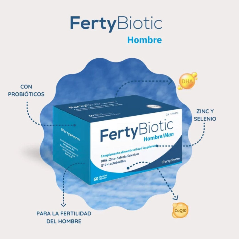 Fertybiotic Hombre 60 Capsulas Fertybiotic Hombre 60 Capsulas