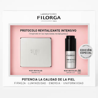 Filorga Cofre Descubrimiento NCEF Revitalize Crema 15 ml + Sérum 5 ml - Regalos | STG Farma