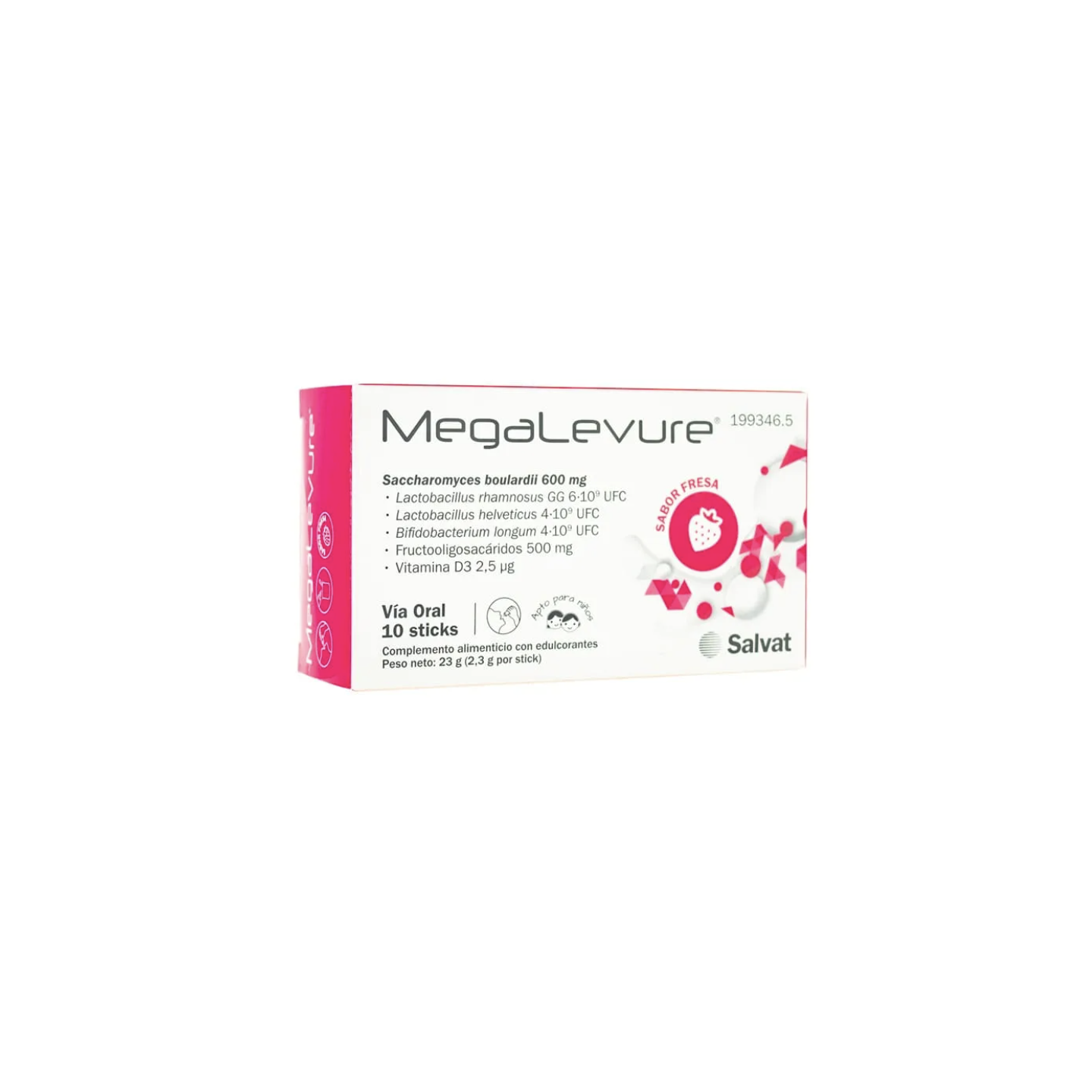 Megalevure Fresa 10 sticks