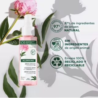 Klorane Sérum Calmante a la Peonía Bio 150 ml - Mascarillas y acondicionadores | STG Farma
