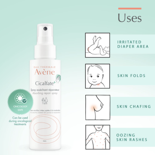 Avène Cicalfate Spray Secante Reparador 100 ml - Hidratación corporal | STG Farma