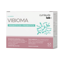 Cumlaude Vibioma Melocotón 14 sobres