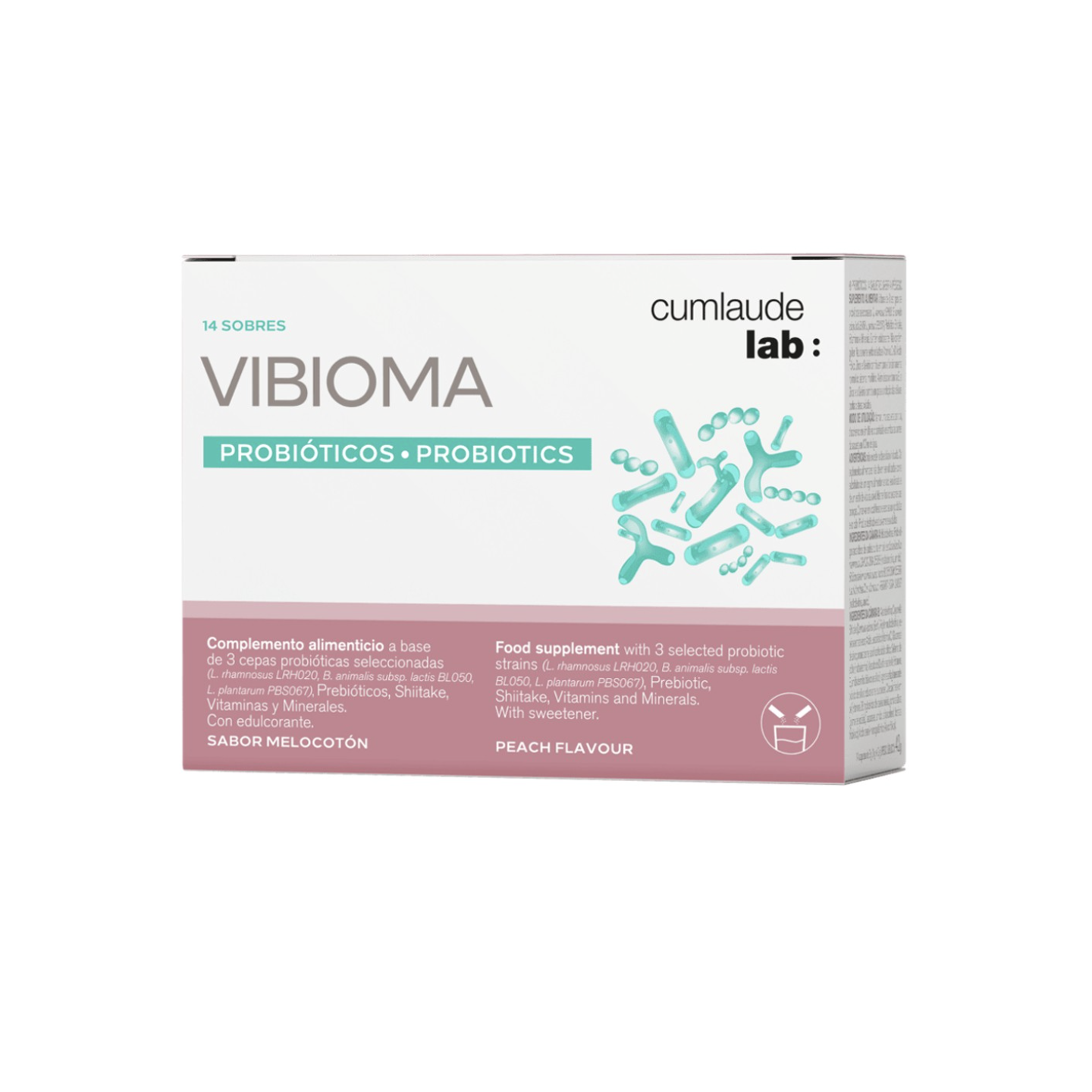 Cumlaude Vibioma Melocotón 14 sobres