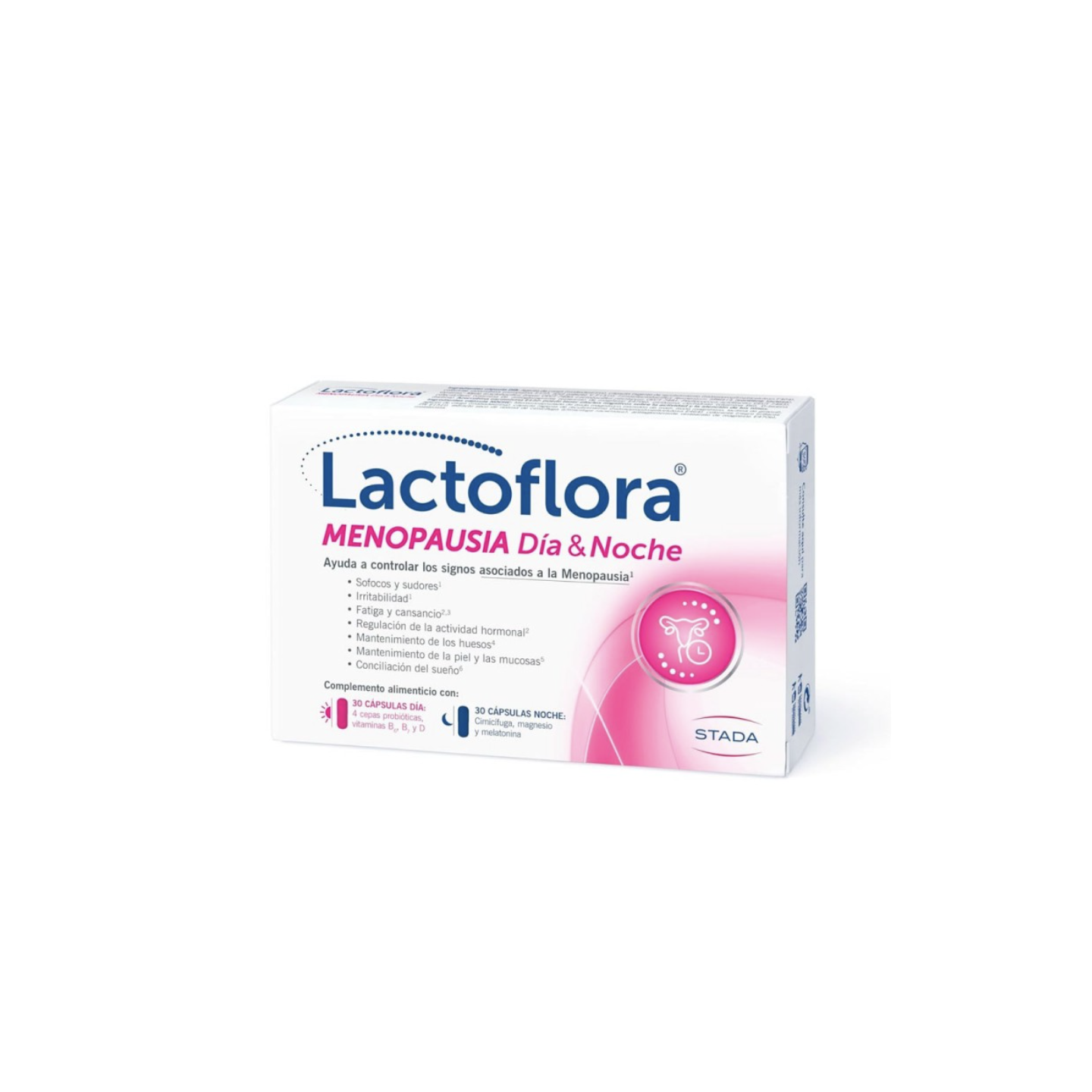 Lactoflora Menopausia Día y Noche 60 cápsulas - Hormonal y salud íntima | STG Farma