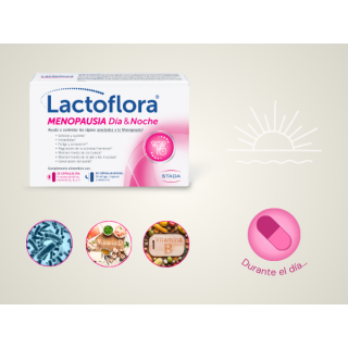 Lactoflora Menopausia Día y Noche 60 cápsulas - Hormonal y salud íntima | STG Farma