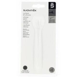 Suavinex Cuchara Silicona +4 meses - Accesorios para Bebés | STG Farma
