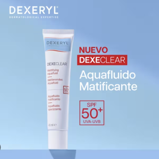 Dexeryl Dexeclear Aquafluido Matificante SPF50 40 ml - Cremas antiimperfecciones | STG Farma