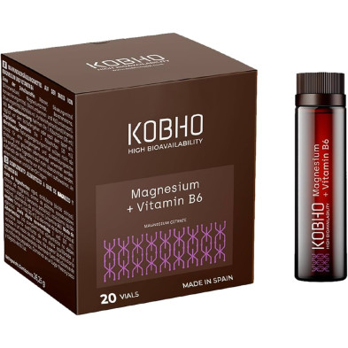 Kobho Magnesio + Vitamina B6 20 viales Kobho Magnesio + Vitamina B6 20 viales