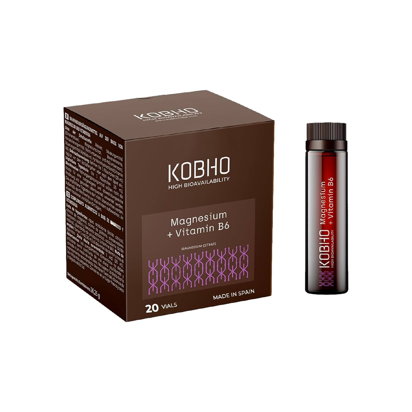 Kobho Magnesio + Vitamina B6 20 viales