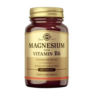 Solgar Magnesio y Vitamina B6 100 comprimidos Solgar Magnesio y Vitamina B6 100 comprimidos