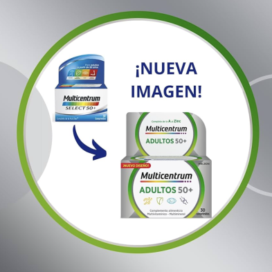 Multicentrum Adultos 50+ 30 comprimidos