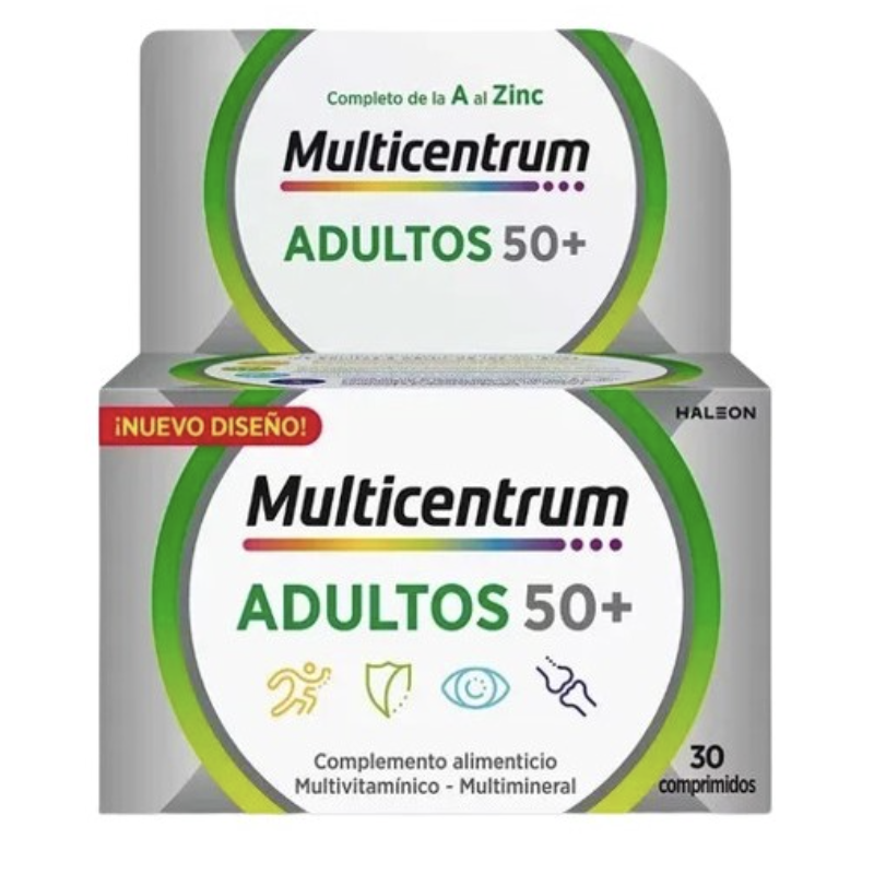 Multicentrum Adultos 50+ 30 comprimidos
