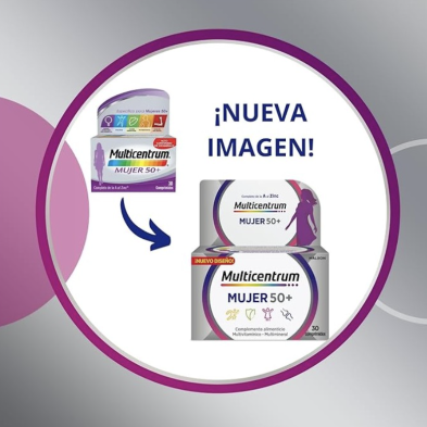 Multicentrum Mujer 50+ 90 comprimidos