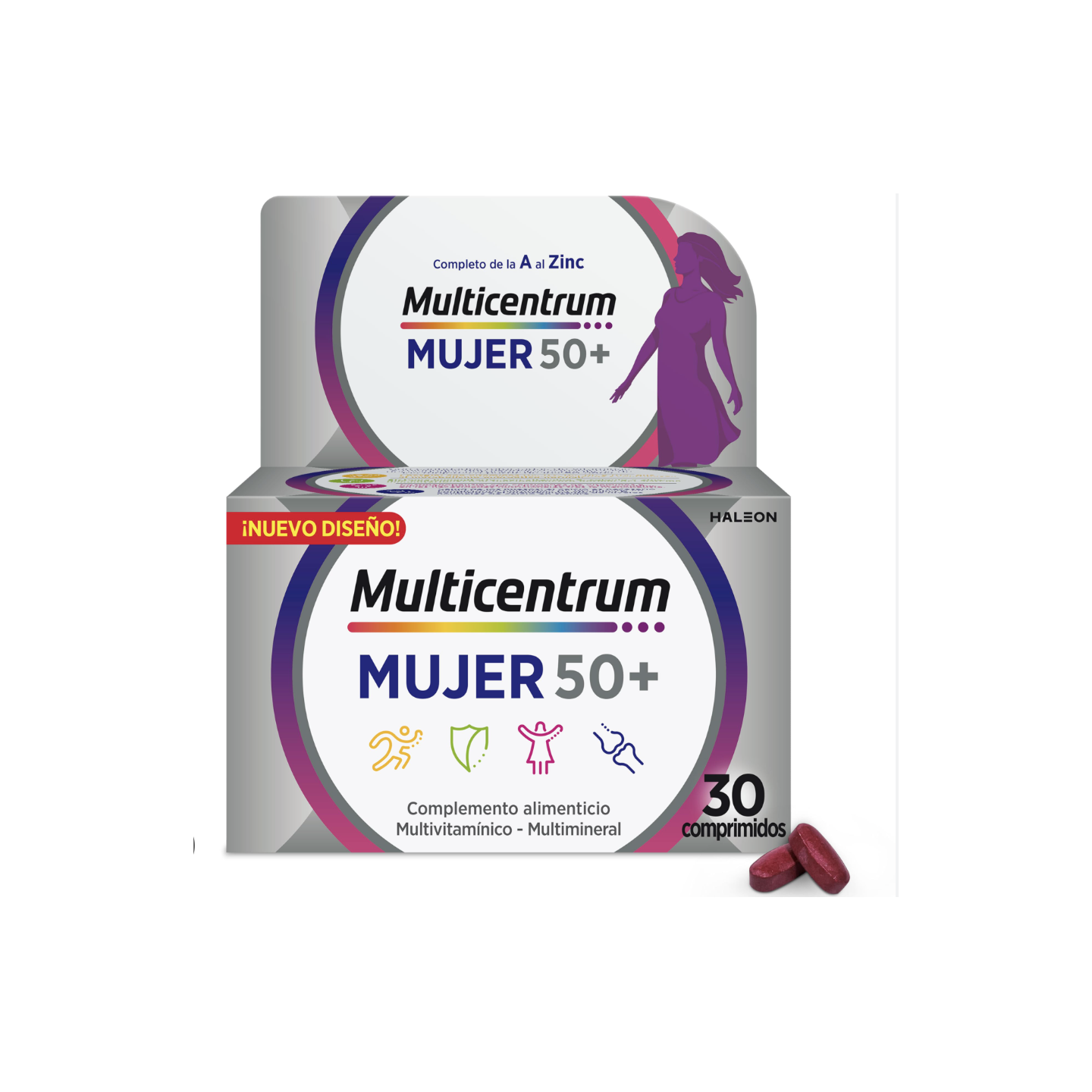 Multicentrum Mujer 50+ 30 comprimidos