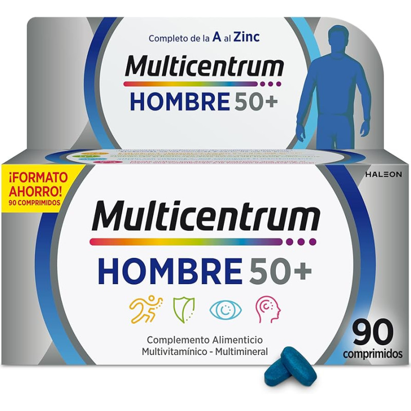 Multicentrum Hombre 50+ 90 comprimidos