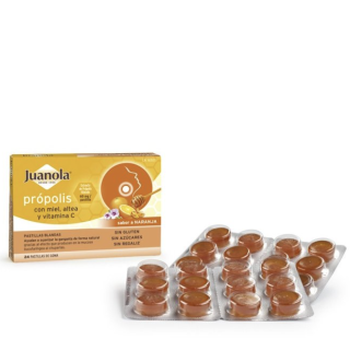 Juanola Propolis Miel Altea Vitamina C 24 pastillas - Propóleo | STG Farma