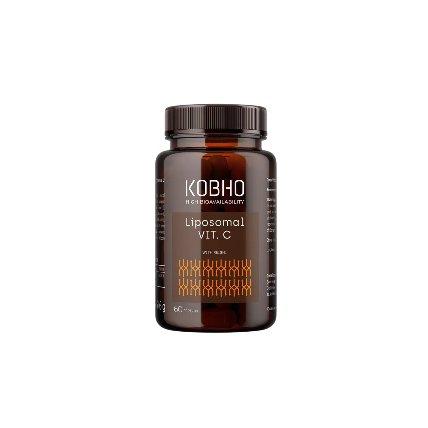 Kobho Vitamina C Reishi 60 Cápsulas