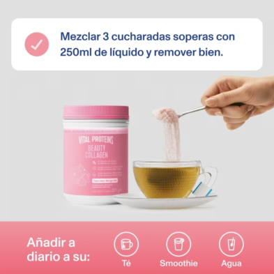 Vital Proteins Beauty Fresa y Limón 271g
