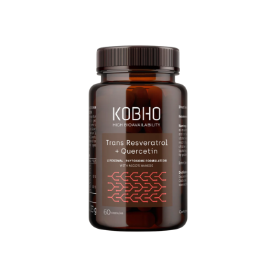 Kobho Trans Resveratrol + Quercetina 60 cápsulas Kobho Trans Resveratrol + Quercetina 60 cápsulas