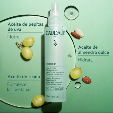 Caudalie Duo Set Vinoclean Aceite Desmaquillante 75 ml + Vinoclean Espuma 50 ml