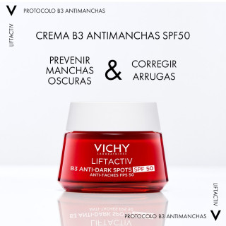 Vichy Protocolo Antimanchas Liftactiv B3 Crema SPF50 50 ml + Liftactiv Pigment Noche 50 ml + Capital Soleil UV-Age 15 ml - Rutin