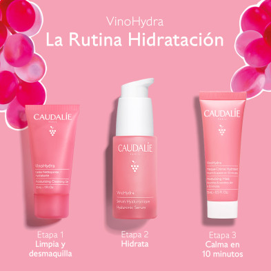 Caudalie Cofre VinoHydra Sérum + VinoHydra Gelatina Limpiadora 30 ml + VinoHydra Crema Hidratante 15 ml