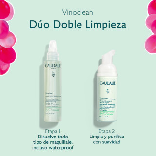 Caudalie Duo Set Vinoclean Aceite Desmaquillante 75 ml + Vinoclean Espuma 50 ml - Regalos | STG Farma