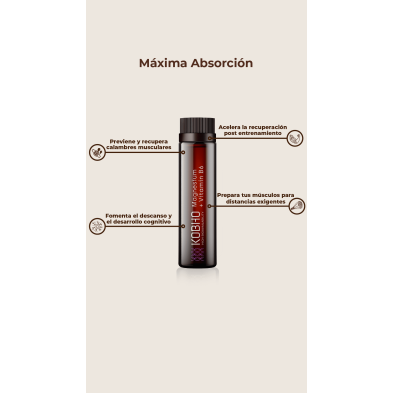 Kobho Magnesio + Vitamina B6 Duplo 40 viales