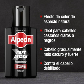 Alpecin Champú Grey Attack 200 ml - Champú | STG Farma