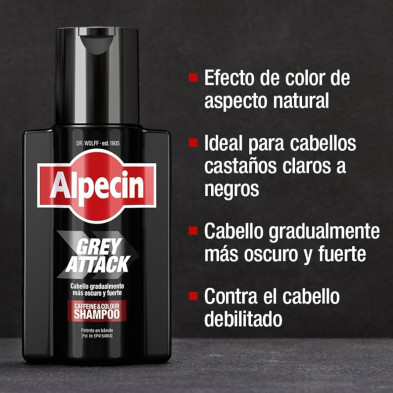 Alpecin Champú Grey Attack 200 ml