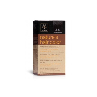 Apivita Tinte Natures Hair Color 3.0 Dark Brown Apivita Tinte Natures Hair Color 3.0 Dark Brown